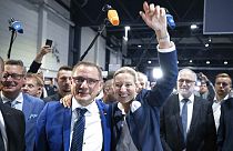 Almanya için Alternatif (AfD) Partisinin eş genel başkanları Federal Meclis milletvekilleri Tino Chrupalla ve Alice Weidel oldu