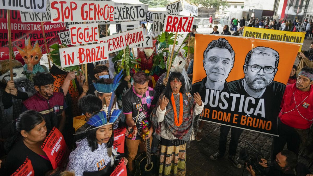 Giustizia per Dom e Bruno. (San Paolo del Brasile, 18.6.2022)