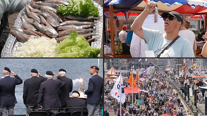 Netherlands marks the return of famous herring festival in The Hague
