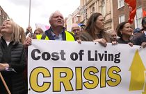Демонстрация в Дублине, 16 июня 2022 г.