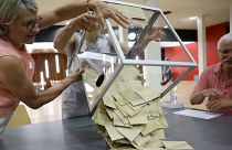 Öffnung der Wahlurnen in Bischheim
