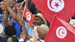 Manifestation à Tunis dimanche 19 juin 2022 contre le projet de Constitution du président Kais Saied