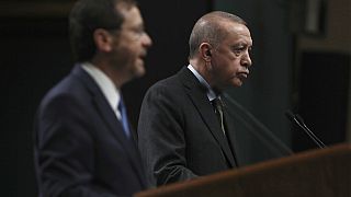 Cumuhurbaşkanı Erdoğan 9 Mart'ta İsrail Cumhurbaşkanı Herzog'u Ankara'da ağırlamıştı