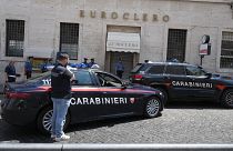 Полиция на месте происшествия у въезда в Ватикан 19 июня 2022