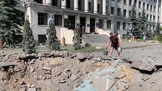 تخریب دانشکده دامپزشکی خارکیف در پی حمله  موشکی روسیه
