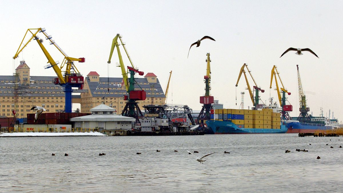 Kaliningrad'da ticari liman (arşiv) 