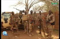 Tropas malienses desplazadas a la zona donde ha tenido lugar la matanza