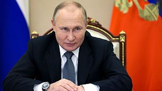  Russian President Vladimir Putin leads a State Consul meeting in Moscow, Russia, Tuesday, June 21, 2022.