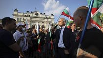 Manifestações na Bulgária.