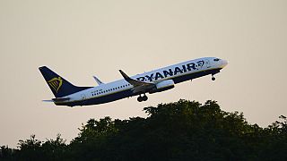 Un vuelo comercial de Ryanair