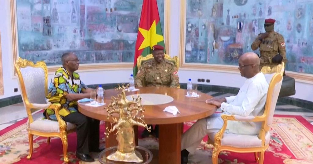 Burkina junta leader holds talks with overthrown president