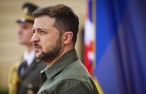 Ukrainian President Volodymyr Zelenskyy has asked European leaders to grant his country the coveted EU candidate status.