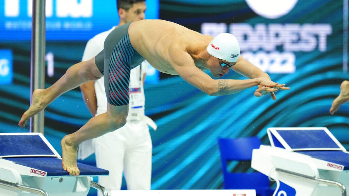 Ukraynalı yüzücü Mykhailo Romanchuk Budapeşte'deki dünya şampiyonasında bronz madalya kazandı