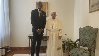 Le Pape François a reçu le basketteur congolais Bismack Biyombo