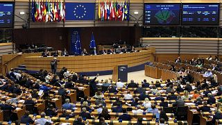 صحن علنی پارلمان اروپا در بروکسل
