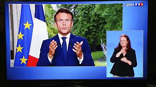 Il Presidente francese Emmanuel Macron