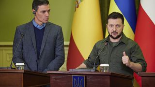 Ο πρωθυπουργός της Ισπανίας και ο πρόεδρος της Ουκρανίας