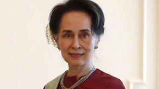 Myanmar'ın eski fiili lideri ve Dışişleri Bakanı Aung San Suu Çii
