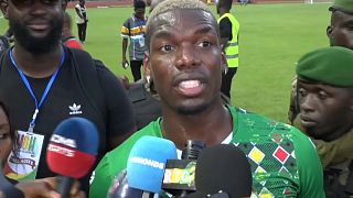 Paul Pogba features in a charity match in Guinea, meets ruling junta
