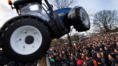 Protests against the Dutch government's plans to rein in emissions of nitrogen oxide began in 2020.