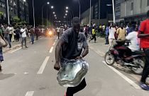 Students in Dakar bang pots, honk horns in protest called for by opposition