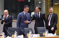 В зале заседаний саммита ЕС в Брюсселе