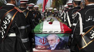 İranlı nükleer uzmanın cenazesi