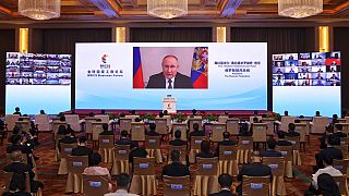 Выступление Владимира Путина на бизнес-форуме в Пекине накануне переговоров с лидерами БРИКС