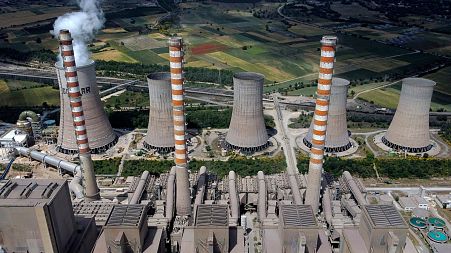 A coal power plant in Kozani, Greece.
