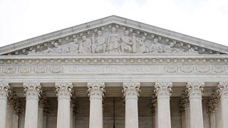 la facciata della Corte Suprema degli Stati Uniti a Washington DC