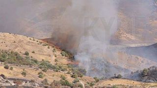  Πυρκαγιά στα κατεχόμενα εδάφη της Κύπρου