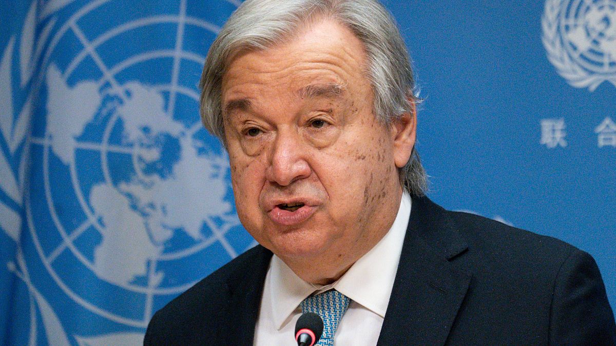 il segretario generale ONU Antonio Guterres