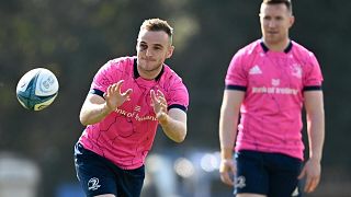 Leinster player Nick McCarthy in training
