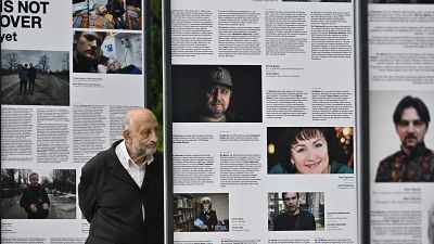 "The War Is Not Over" exhibition opened in Taras Shevchenko park in Kyiv 