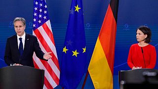 US Secretary of State Antony Blinken, and German Foreign Minister Annalena Baerbock