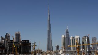برج خليفة في دبي "أطول برج في العالم" الذي شيدته شركة إعمار للعقارات
