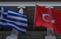 Yunanistan ve Türkiye bayrakları (arşiv)