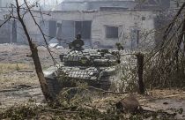 Украинский танк в Северодонецке, 8 июня 2022 г.