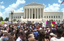 Manifestación contra la desprotección del aborto en EEUU
