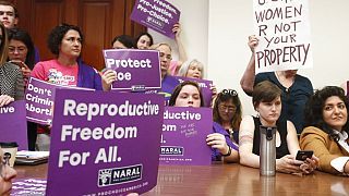 Протесты за право на аборты в США