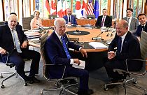 Los líderes del G7 reunidos en Elmau, Alemania, 26/6/2022