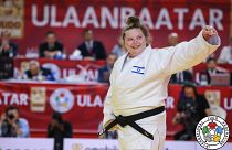 La judokate israélienne Raz Hershko, remporte la médaille d'or