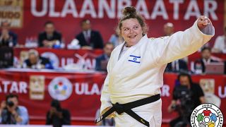 La judokate israélienne Raz Hershko, remporte la médaille d'or