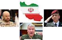 آویو کوخاوی، فرانک مکنزی و فیاض بن حامد الرویلی، مقامات عالی‌رتبه نظامی اسرائیل، آمریکا و عربستان