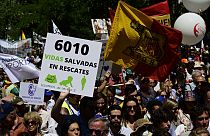 Manifestation contre l'avortement à Madrid, le 26 juin 2022