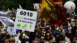 Manifestation contre l'avortement à Madrid, le 26 juin 2022