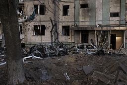 Edifici distrutti a Kiev