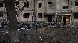 Edifici distrutti a Kiev