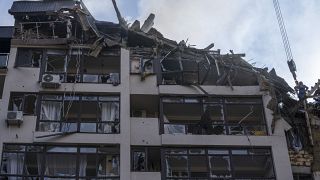 Plusieurs explosions ont réveillé tout un quartier résidentiel de Kyiv, dimanche 26 juin 2022.