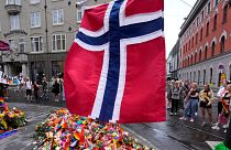 مراسم یادبود قربانیان حمله نروژ